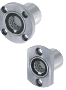 滚珠衬套双衬型带法兰线性旋转轴承衬套LBHRW LBHCW8 10 12 16 20