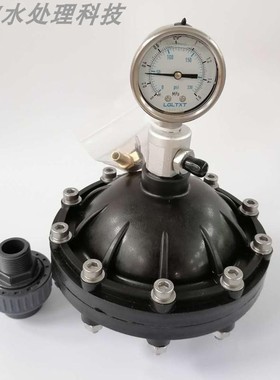 DN15/20/25膜片式脉冲阻尼器 UPVC不锈钢PVDF 隔膜式缓冲器缓冲罐