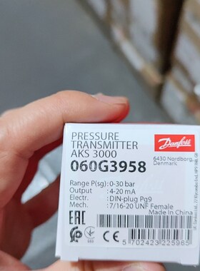 丹佛斯AKS 3000压力传感器060G3958模块控制器温度传感器