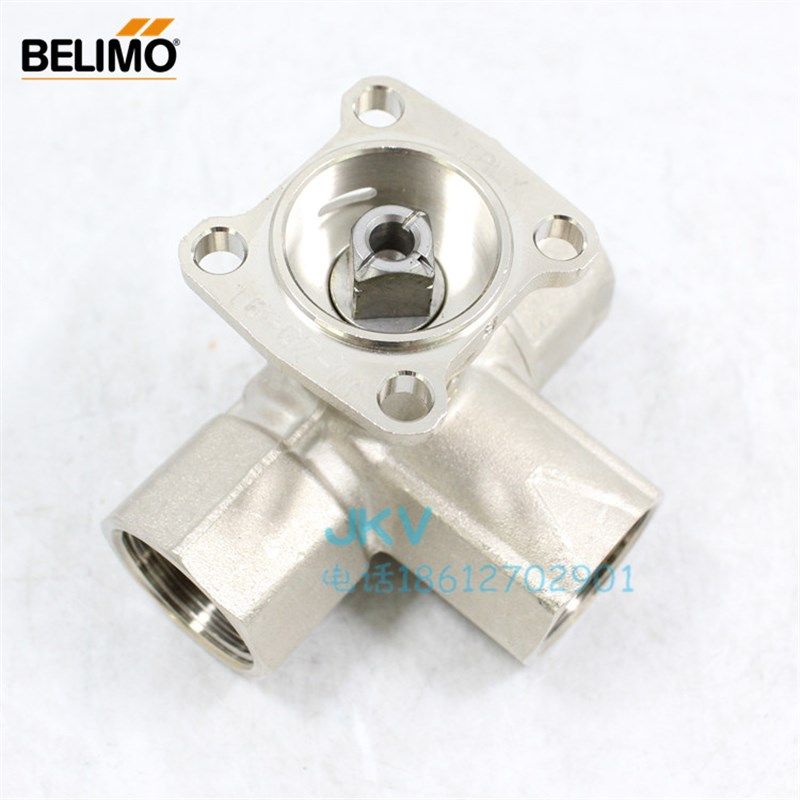 BELIMO搏力谋黄铜电动三通调节球阀阀体 R3020-6P3-S1 DN20现货