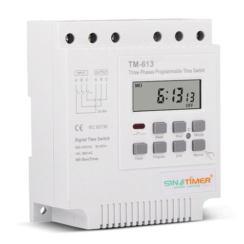 TM613智能三相定时器开关/微电脑时控开关/水S泵定时开关380V