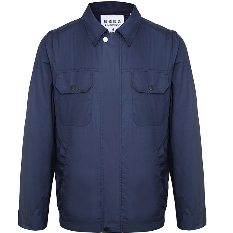 空调服男制冷衣夏季防暑降温服劳保户F外工地工作服薄款换洗风扇