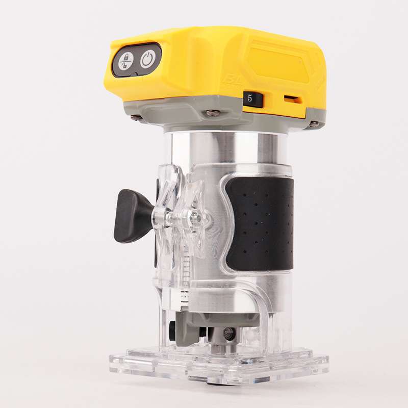 跨境德伟款无刷锂电修边机充电式多功能木工开槽工具修边挖空雕刻