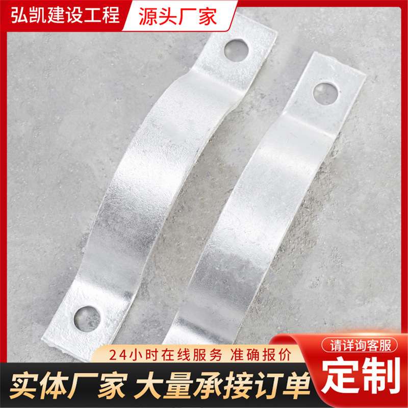 304不锈钢连胶条喉箍卡箍 R型橡胶线缆固定管夹 r型喉箍橡胶管卡