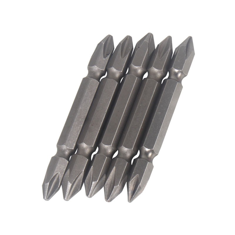 尼高双头十字电动批头S2合金钢风批头梅花批咀气动起子改锥头10支