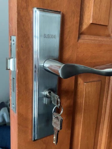 新老款5050/5745假插芯锁体室内门房门锁具配件单舌/双舌木门锁舌