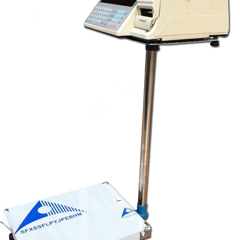 大华台秤条码不干胶打印电子秤超市计价秤打印小票50kg100kg150kg