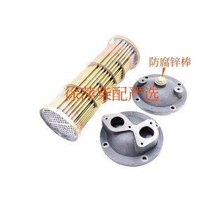 S00016070上柴SC4H 7H柴油机热交换器端盖型号LQ1上柴水箱密封圈