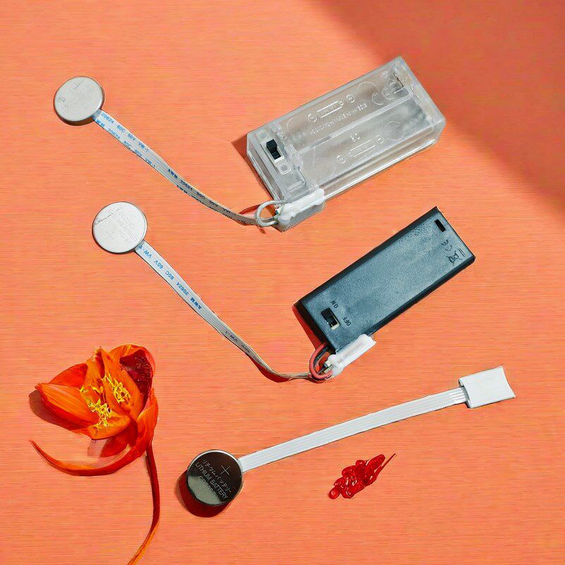 CR2032纽扣电池转Type-C 5号7号电池仓DIY米家温湿度计3V5V传感器