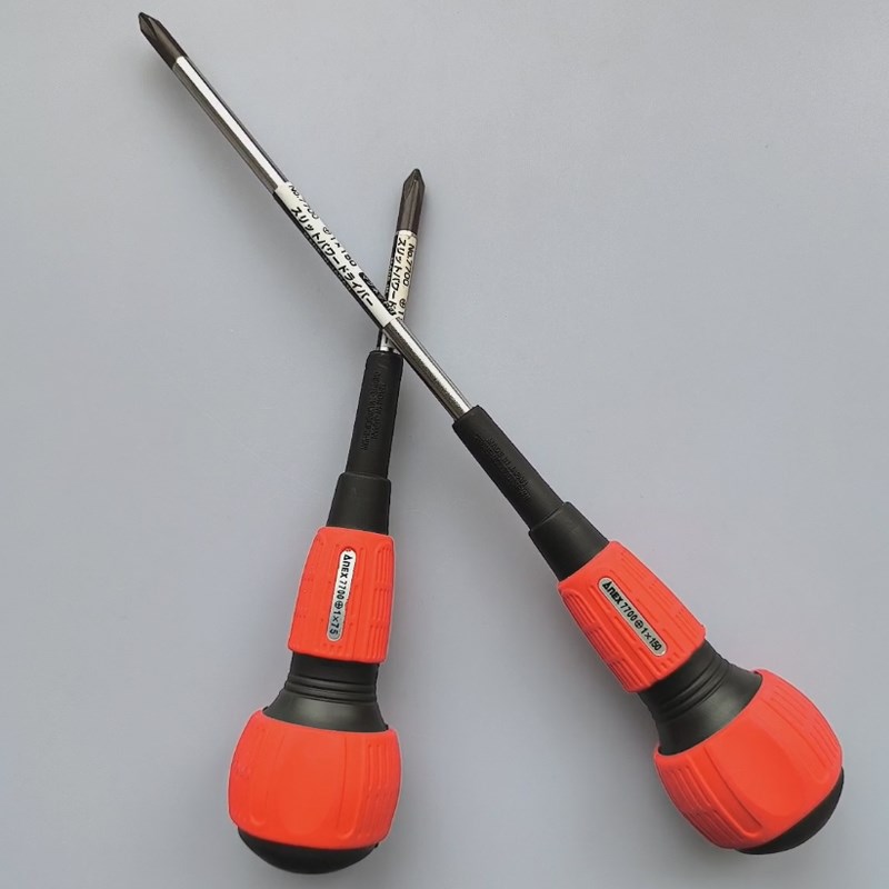 日本正品安力士螺丝刀绝缘超高强度胶柄螺丝批ANEX7700#2*100十字