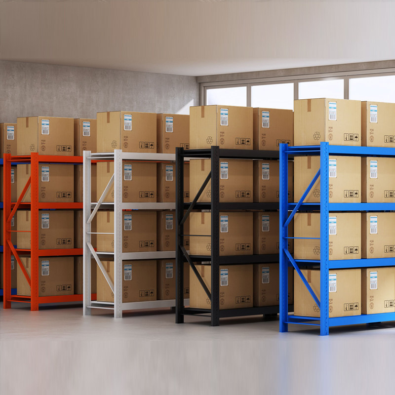 中型重型仓库仓储家用货架金属五金置物架库房储物架铁架子280kg