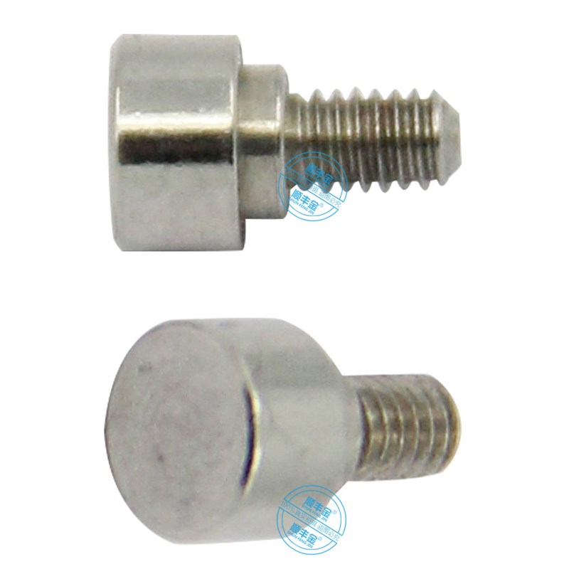 圆平头指示表测针百千分表测头长螺纹M2.5.6.4.8.10mm直径高度计