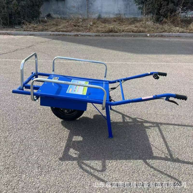 轻松省力农用物资搬运电动手推车 48V充电型大载重四轮平板车