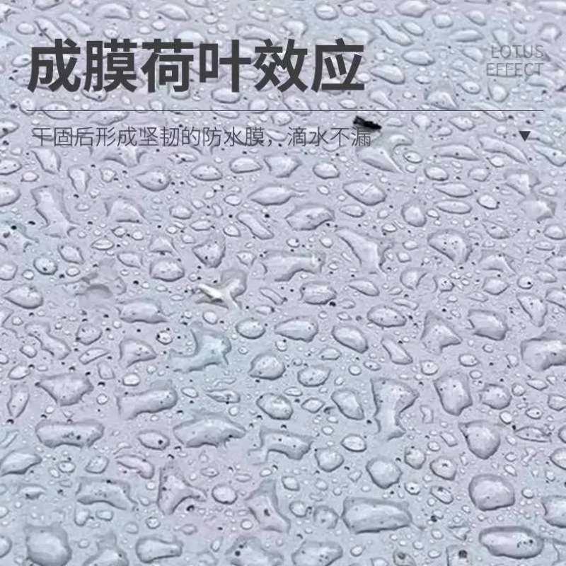 大禹神工R200防水涂料水必治屋面外露灰色高弹水性屋顶外墙防漏水