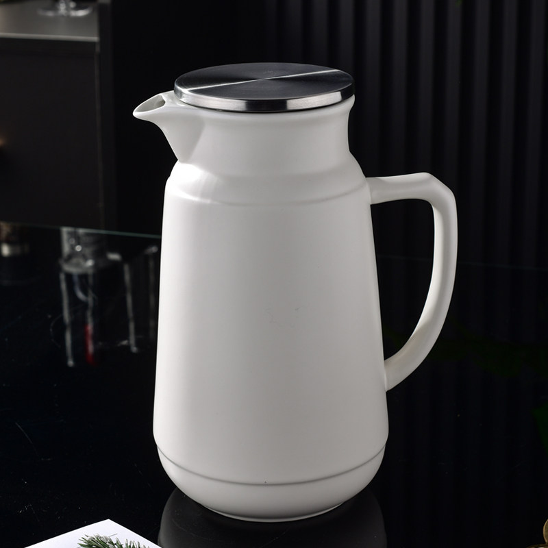 北欧水壶水杯创意大容量家用茶壶陶瓷大号冷水壶耐高温凉水壶套装