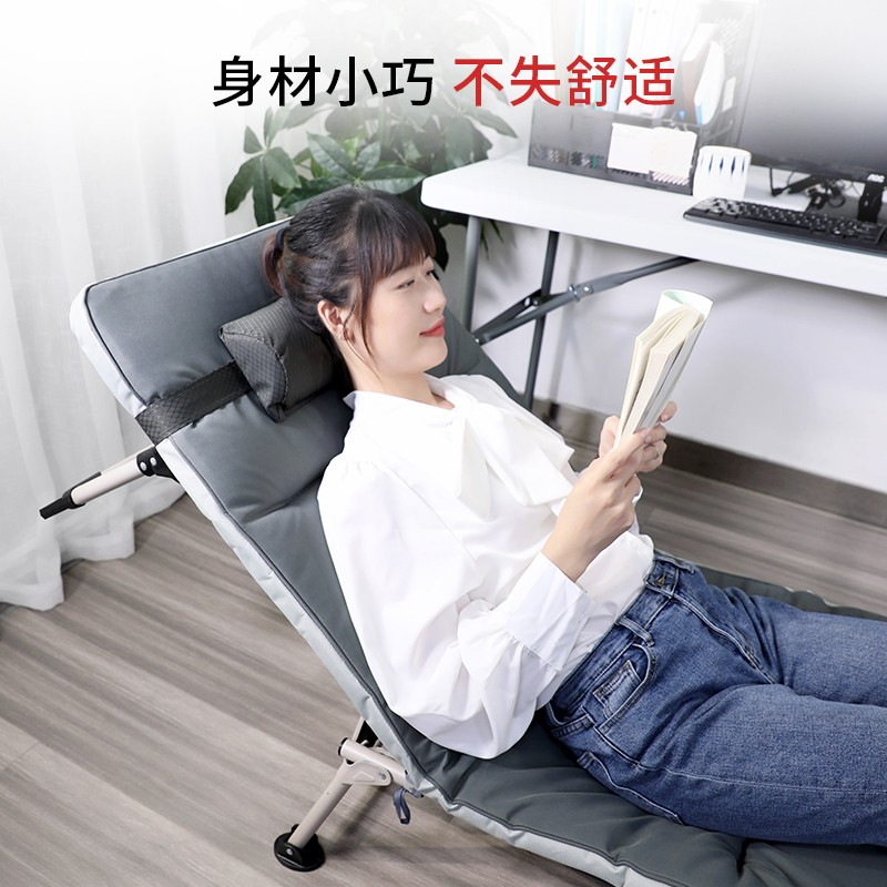 耐维办公b室午休午睡床迷你轻便折叠床单人便携简易折叠小床陪护