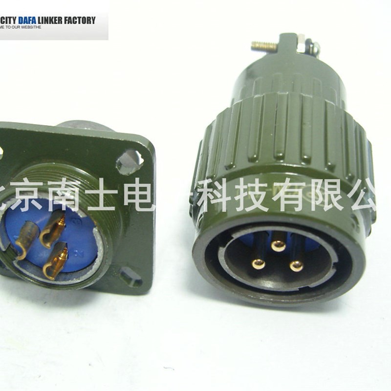 CSP 大发 YP21/Y2M-3芯 航空插头插座 开孔21mm Y2M3TJ Y2M3ZK 反