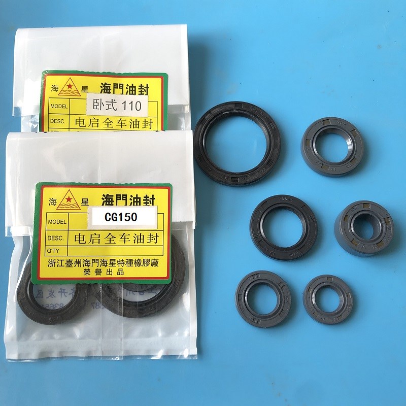 摩托车三轮车发动机油封CG125钻豹GN125AX100全车油封110 150 200