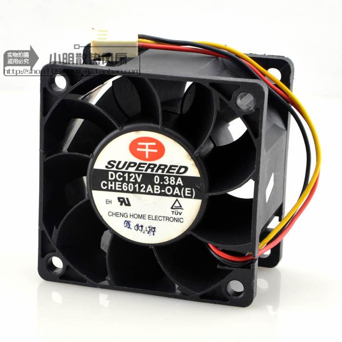 原装千红superred che0612ab-oae 6CM 603812V 0.38A散热风扇