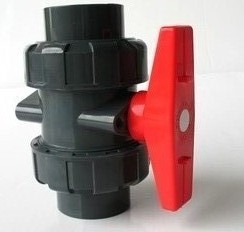 UPVC双由令球阀/PVC双活接球阀 DN15 20mm--110mm