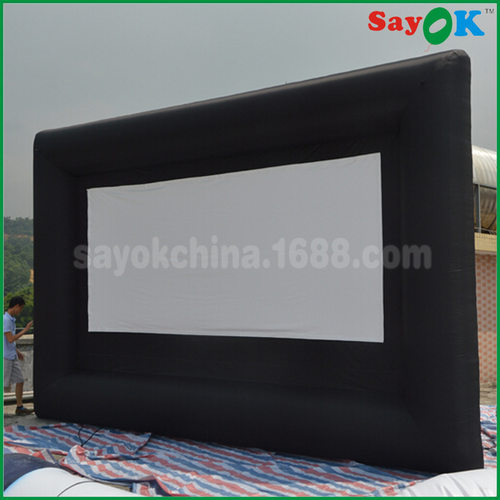 可订做充气电影屏幕 牛津布广告模型 投影屏幕定制幕布尺寸