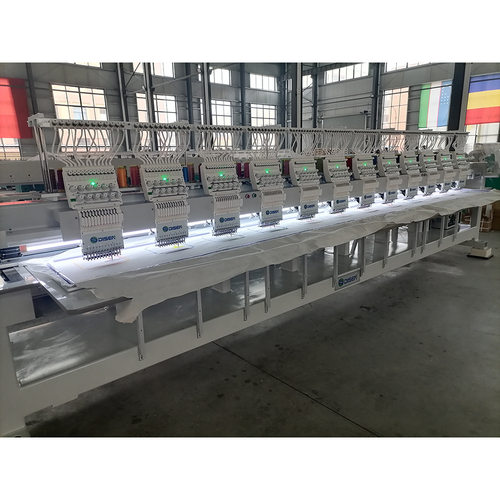 12头9/12针绣花机平绣帽子成衣刺绣机Disen embroidery machine