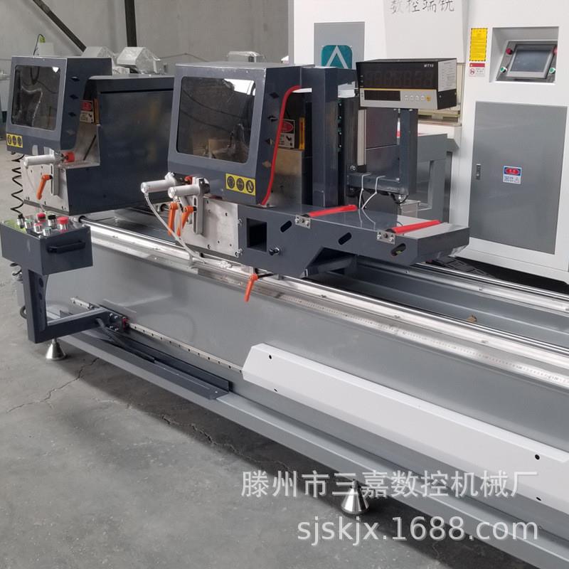 小型双头切割机 金刚网纱窗专用固定45锯 45度专切双头切割锯