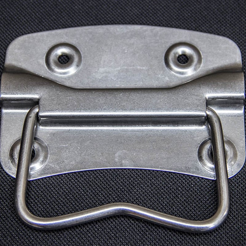 304不锈钢折叠提手 消防箱侧拉手 不锈钢桶拉手提手 工业提手