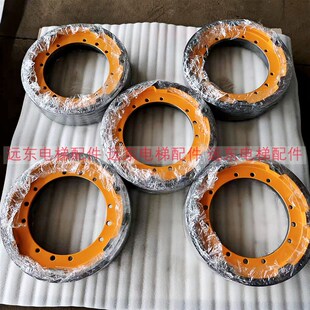 电梯曳引轮主机曳引机机房导向轮对重反绳轮适日立MGE M105G HGP