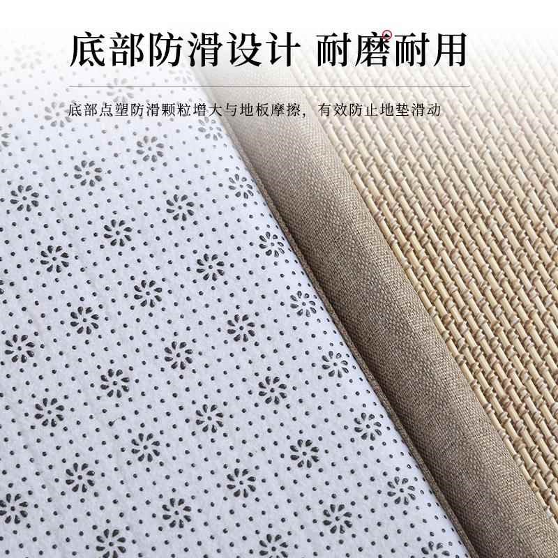 日式和风竹编地垫客厅竹地毯榻榻B米垫子茶室茶桌垫凉席草席地舖