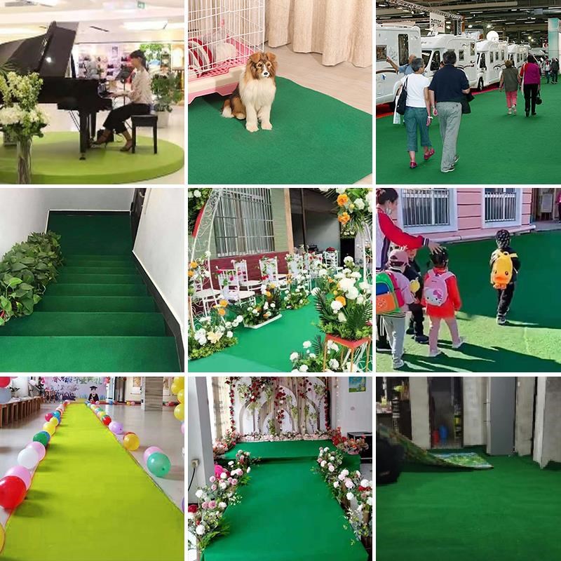 绿色地毯加厚楼梯布活动舞台A长期满铺幼儿园防滑工程果绿草绿