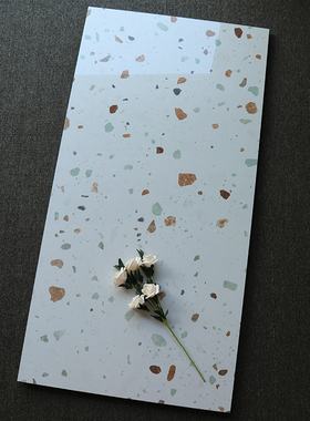 通体全瓷亮光彩色水磨石地板砖60z0X1200客厅卧室瓷砖灰色商场工