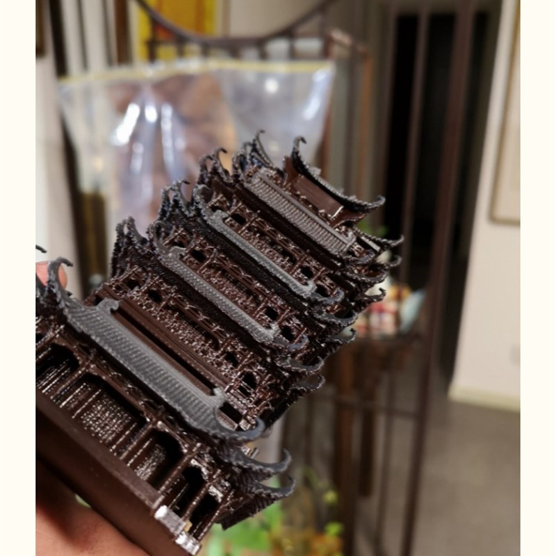 钰书房盆景造景鱼缸配件吸水y石微景观假山上的小摆件模型黄鹤楼