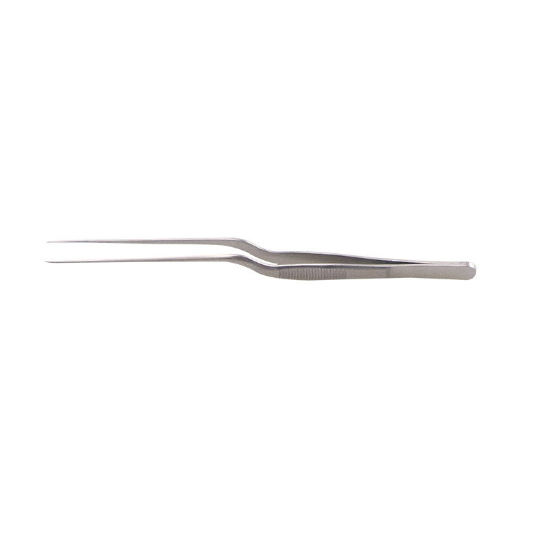 采耳专用镊子长款镊子专用采耳工具不锈钢弯镊挖耳屎V耳结石16CM