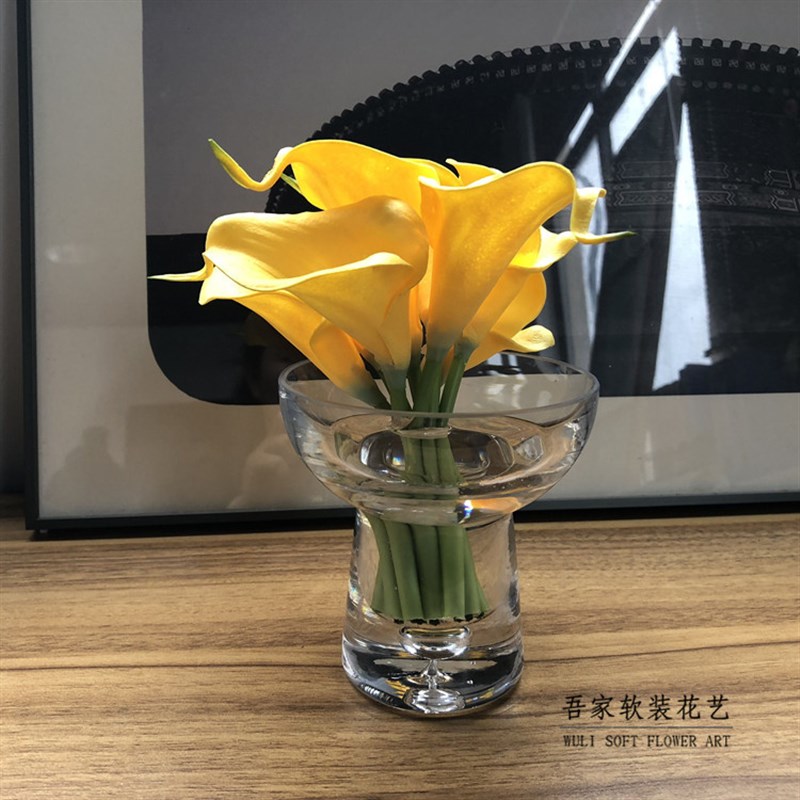 现代假水花艺套装小摆件 样板房别墅客厅茶几浴柜Y桌面软装饰