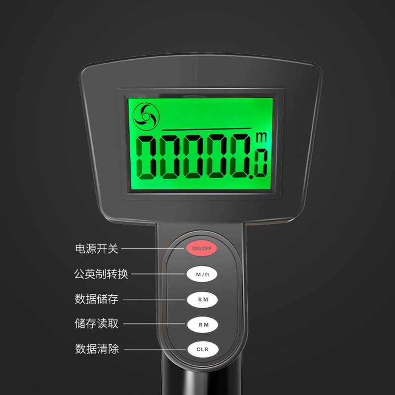 测距轮手推尺机械户外车器推数显式E动测距仪滚工程测量路滚轮尺