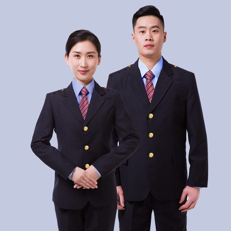 铁路制服春秋装套装新式路服裤子男女乘务员工作服作业服外套现货