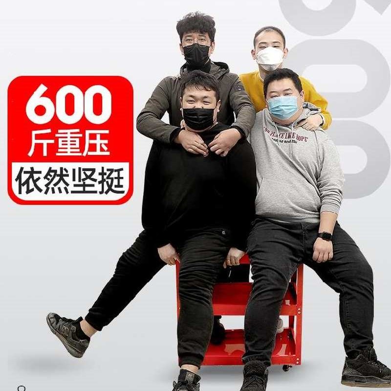工具柜收纳箱带滑轮防滑汽车车载双层维修。移动推拉门工厂车间