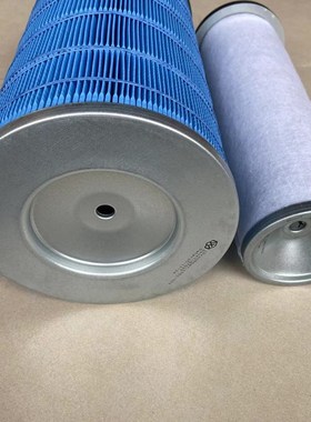 新源轮式挖掘机65 75远山挖机空气过滤器K1833蓝色芯绕线空气滤芯