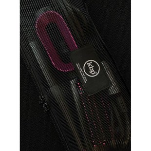 简约网格INS长款化妆包笔袋化妆刷收纳旅行风筒袋吹风机收纳整理