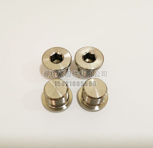 304不锈钢内六角堵头DIN908带边螺塞螺堵JB/ZQ4444G1/8G1/4G3/8G1