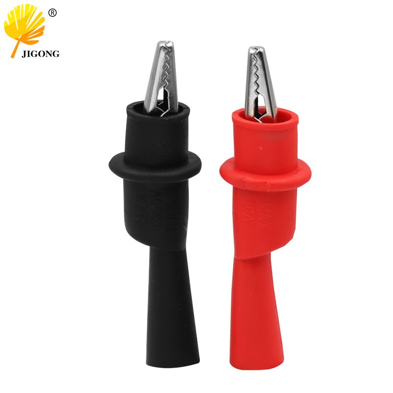 万用表笔线鳄鱼夹 表笔针型夹鳄鱼夹 万用通用表笔电路金属鳄鱼夹