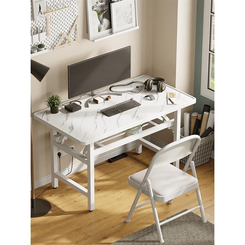 可折叠电脑桌台式免安装书桌家用简约办公桌卧室简易学习写字桌子