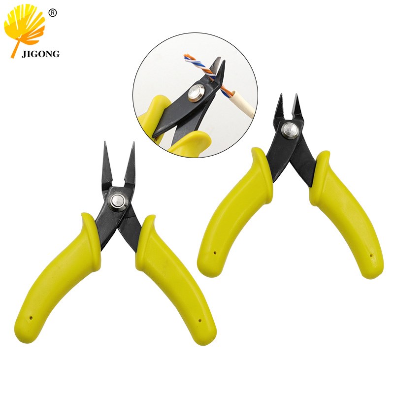 DIY手工拼装工具剪钳3.5寸迷你尖嘴钳初级手工拼装高达模型斜口钳