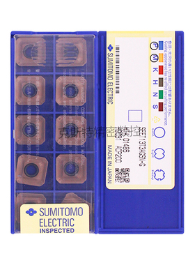 日本住友数控铣刀片 SEET13T3AGSN-G ACP200 不锈钢件