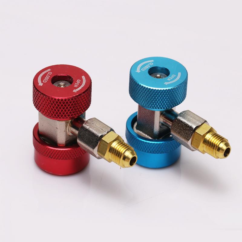 r134a冷媒汽车空调加氟表r410雪种压力双表空调加氟工具套装包邮