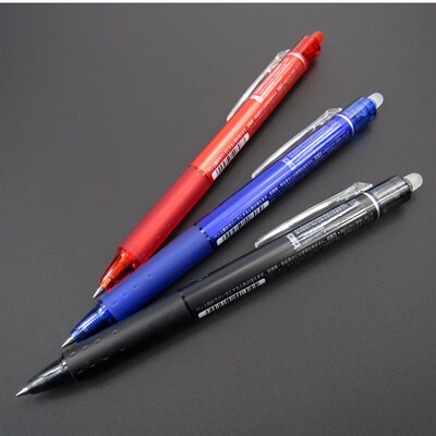 百乐按动可擦笔中性笔3-5年级小学生用热可擦0.5mm进口磨摩擦笔芯