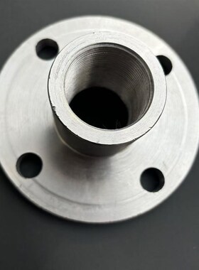 螺丝座 圆法兰型BRBR 内牙导向轴支座内螺纹光轴支撑座内螺纹法兰