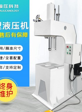 单臂液压机小型轴承压力机油压机40T100吨拉伸成型校直单柱液压机