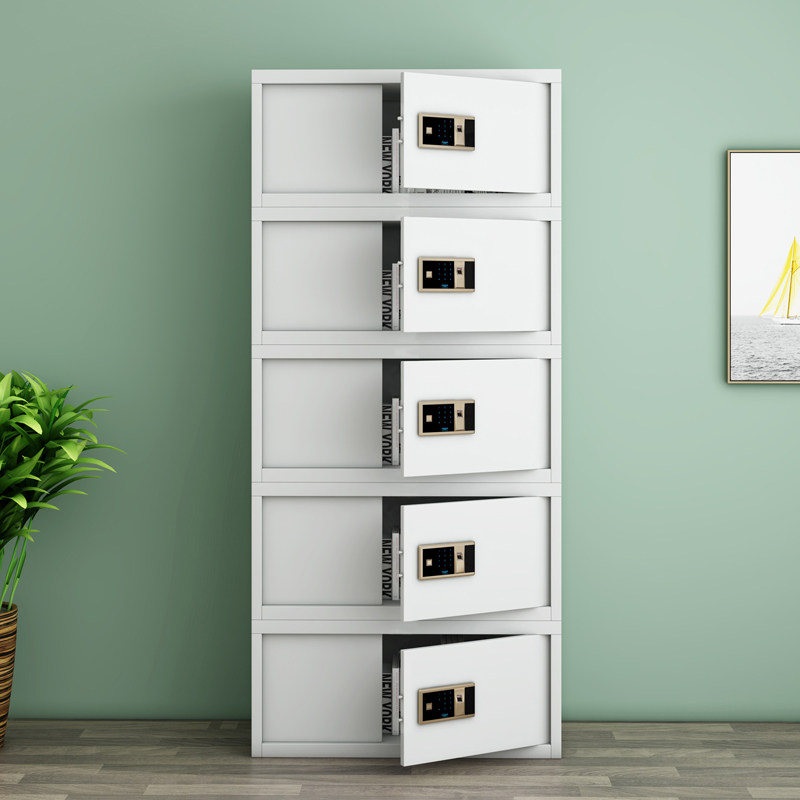 保密柜文件柜资料档案柜保险柜双保险指纹密码柜锁分体五节柜加厚